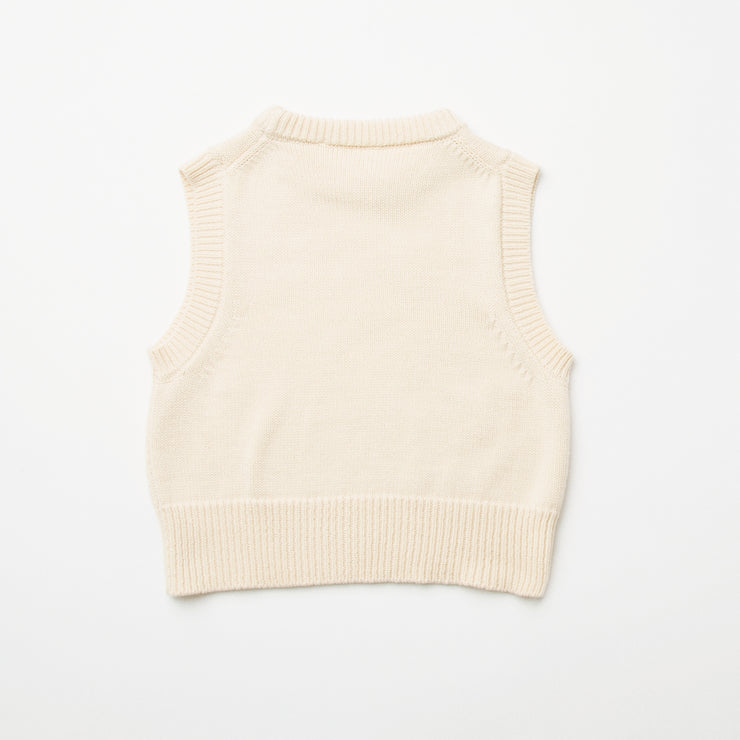 leap frog knitted vest
